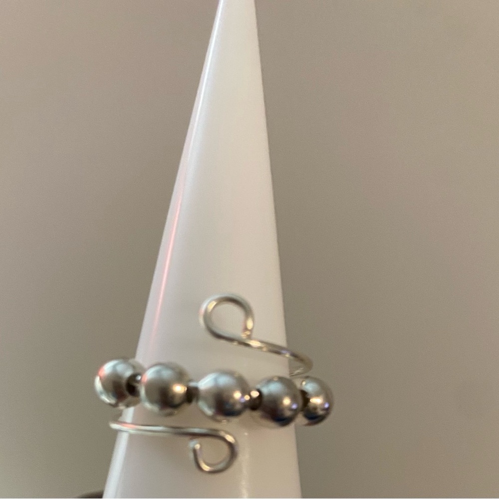 Silver Fidget ring - Picture 4 of 5